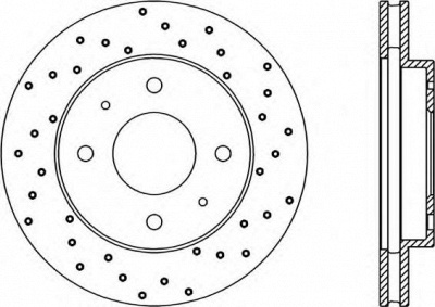 OPEN PARTS bdrs187025 -  Тормозной диск